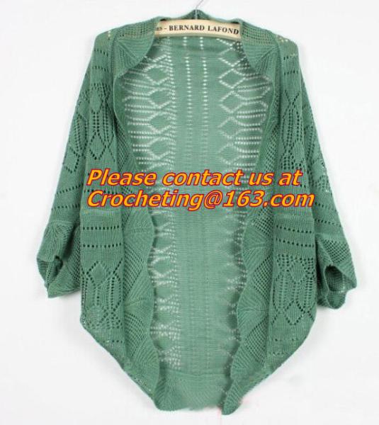 Fashion Knitted Cardigan Loose Pocket Hollow Long Sleeve Women Sweater Female Cardigans Women's Coats Sweaters