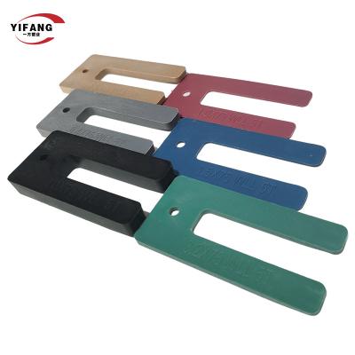 Customizado Boa Qualidade U Forma Plastic Packer Shim Para Janela Piso E Porta