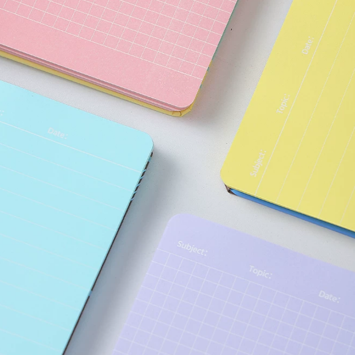 Hardcover Wire-O Spiral Notebooks With Colored Coil And Lined Inner Pages