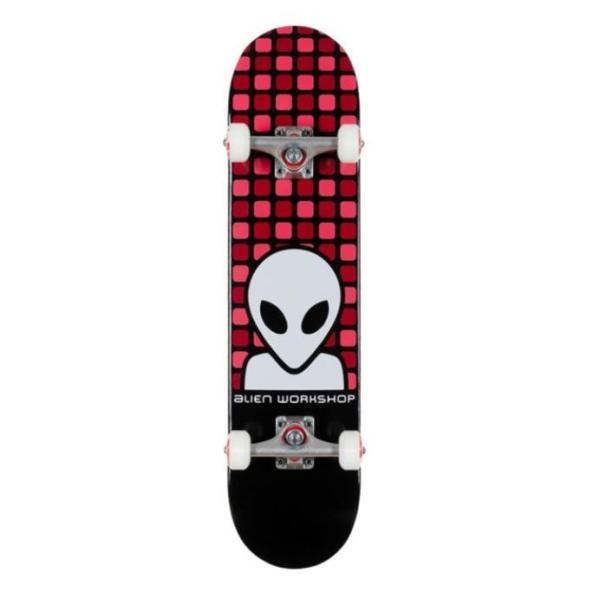 YOBANG OEM Alien Workshop Matrix Black Mid Complete Skateboards - 7.5 x 31.6