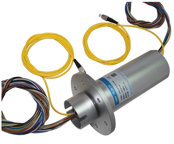 Large Capacity Fiber Optic Rotary Joint 300rpm