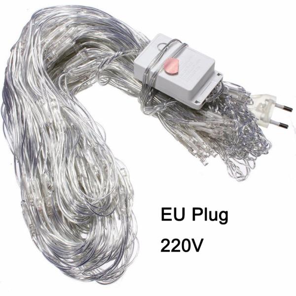 2x2M 3x2M 6x4M LED Net Mesh Fairy String Light Garland Window Curtain Christmas Fairy Light Wedding Party Holiday Light