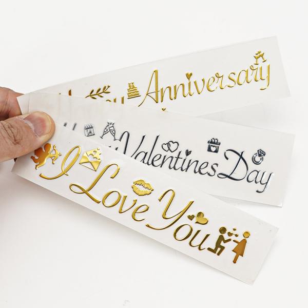 Custom Printed CMYK Color Waterproof Paper Labels , Perfume Bottles and Cosmetics Packaging Stickers
