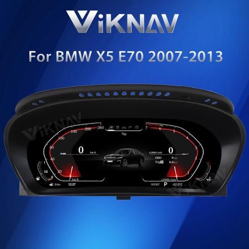 ビクナブ 12.3デジタルインスツームクラスター BMW X5 E70 2007-2013 Linuxシステム