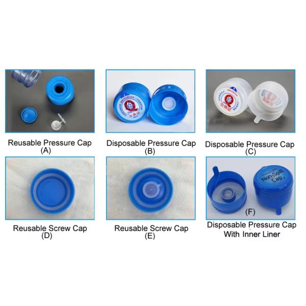Non Spill 55Mm 19 Liter 5 Gallon Water Bottle Top Cap Cover Lids 18.9 Liter Water Bottle Caps / Jar With Lids