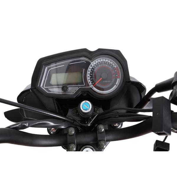Front Rear Disc Gas Powered Mini Motorcycle 125cc Road Bike Low Emission