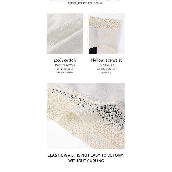 4 Layer Seamfree Period Underwear Menstrual Sexy Lace Period Underwear