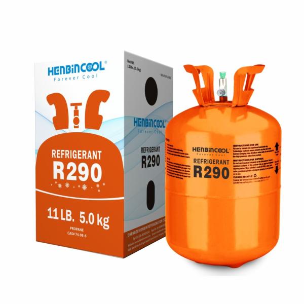 5KG Disposable Cylinder R290 Refrigerant Refrigerant Gas