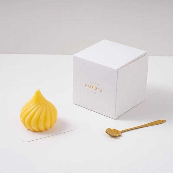 Nordic Minimalist Dessert White Dessert Box For Cake Candle Gift Paper Box