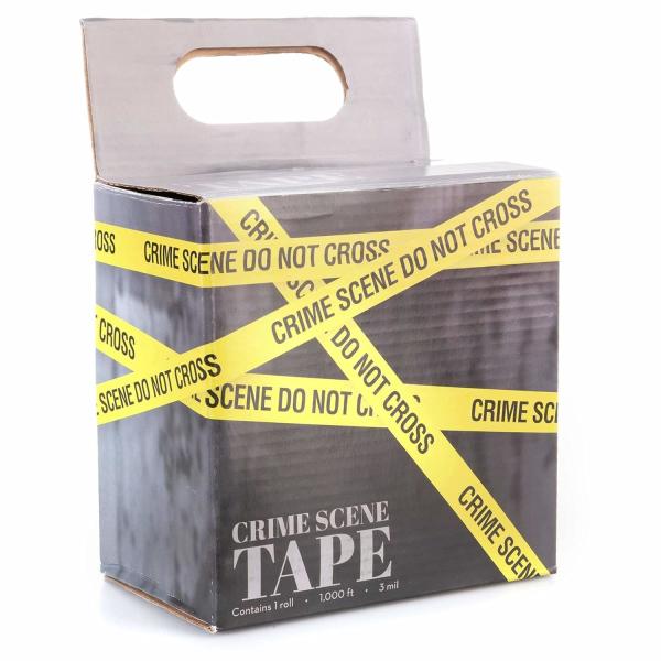 Caution, Police or Biohazard High Visibility Tape | 1000 Ft | Halloween Decoration Tape for Haunted Houses