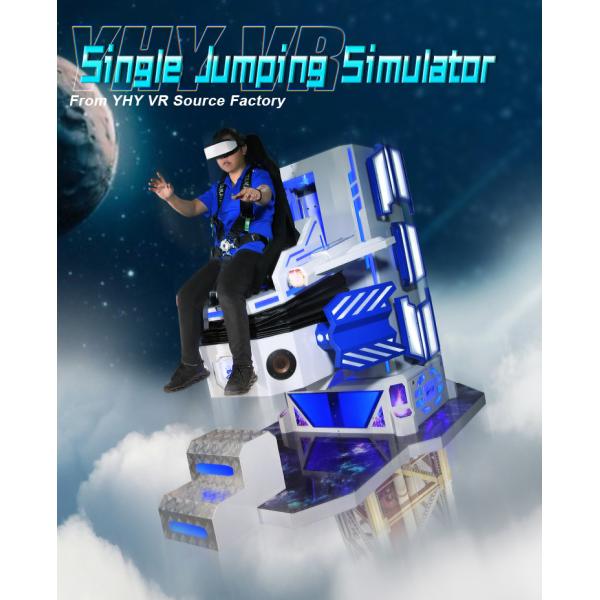 1 игра 9D парка атракционов VR места жестикулирует имитатор Bungee 2 DOF скача