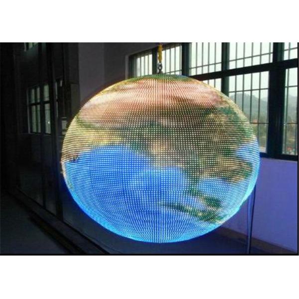 Indoor LED Ball Display High Refresh Rate , 360 Degree Spherical Led Display