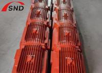 OEM Grey  Iron Casting Parts Motor Housing HT150 GGG20 For Electric Motor Industry Red Painting