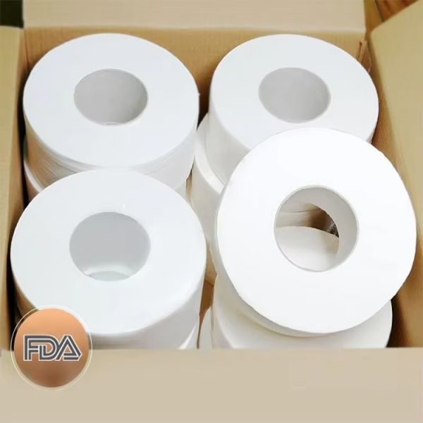 Hot Selling OURRU Jumbo Roll 2-Ply Eco-Friendly Bamboo Pulp Toilet Paper for Large Shopping Malls and Hotels