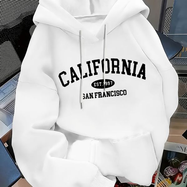 Knit 440g Women Sweatshirts Polyester Cotton Blend  Gray Sweatshirt Womens