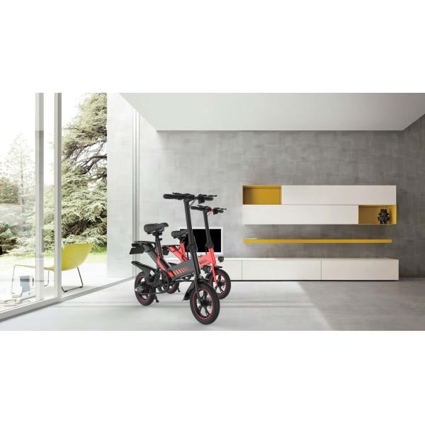 48V Lithium Battery Foldable Electric Bike Equipped With HD Liquid Crystal Instrument