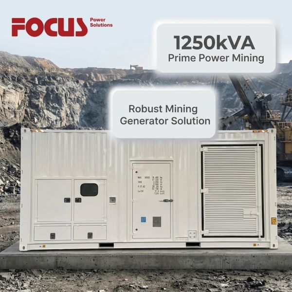 1250kVA Prime Power Generator With KTA50-G3 Engine And Water Cooled System For Mining