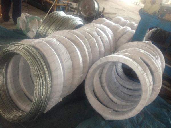 7/3.25mm 7/4.0mm galvanizou MPA 1000-1550 da resistência à tração do cabo de fio de aço