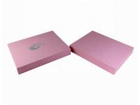 Boîte de parfum personnalisée avec carton rose rigide