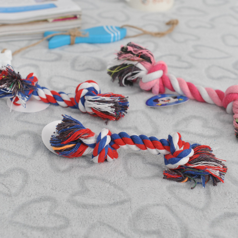 Игрушки веревочки собаки хлопка укуса устойчивые 30cm