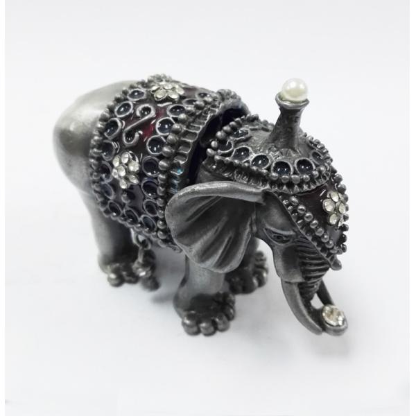 Thailand Gifts Trinket Box Elephant Shape Jewelry Boxes For Gift