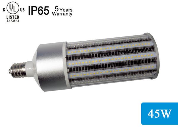 45w 3000k DLC LED Corn Light E26 / E39 5850LM IP65 For Street Lighting