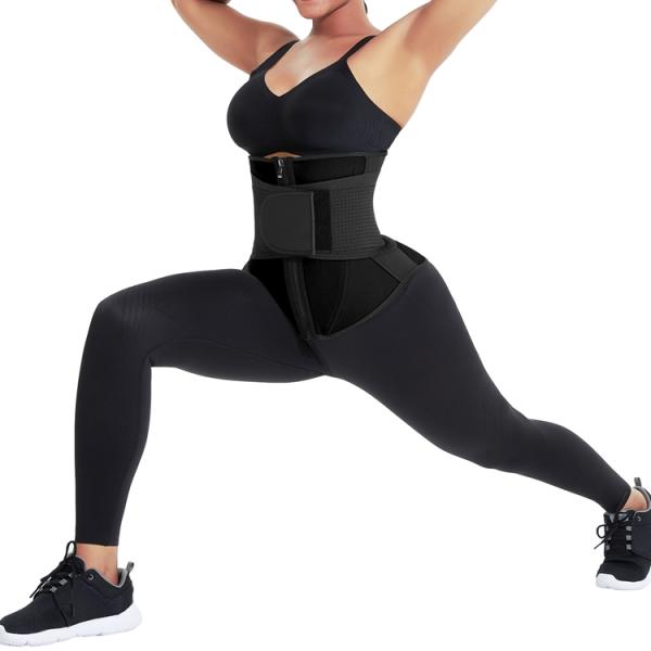 Женский подбородок из неопрена с логотипом HEXIN и дизайном двойного пояса