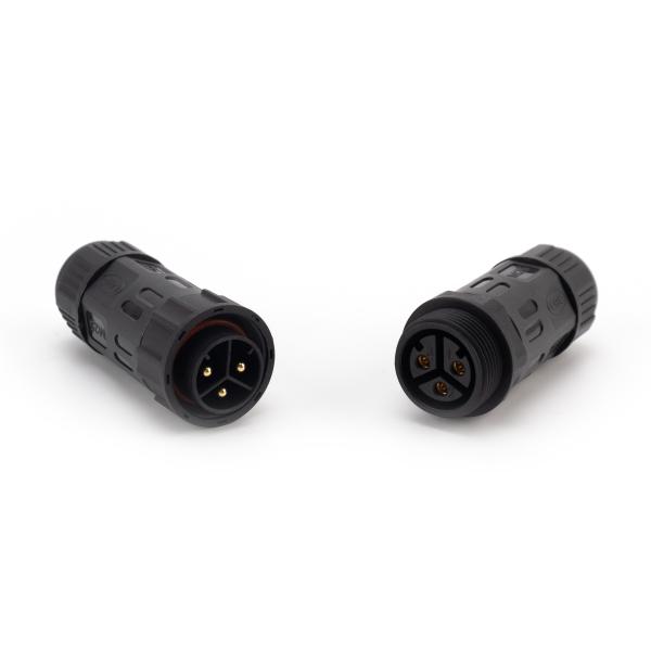 Male Female Small Waterproof Cable Connector M25 PA66 For LED