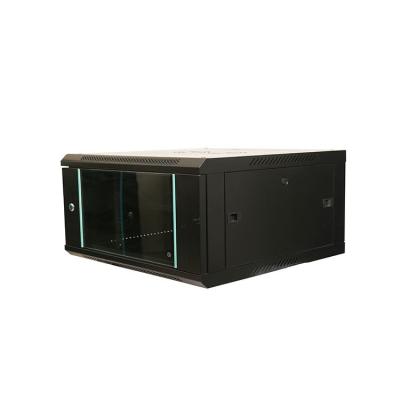 Wall Mounted Network Cabinet Rack 4U Server Rack 19 Inch 600*600 Toughened Glass Door