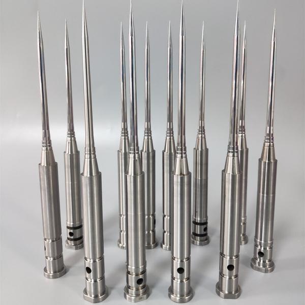 M340 Stainless Mold Steel Core Pin with Long Taper Design for High Precision ±0.005mm Medical Injection Molds