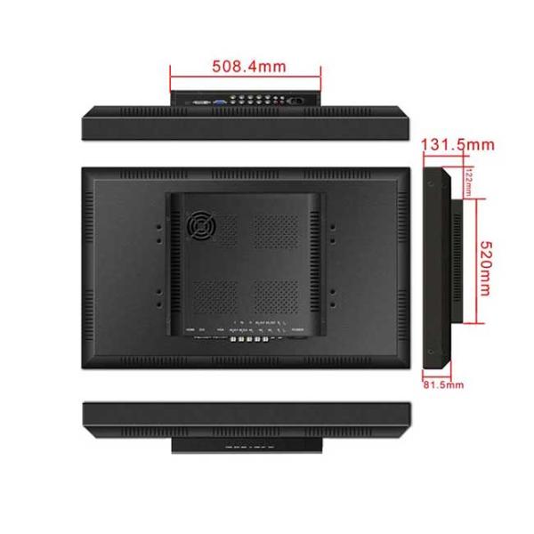 CCTV LCD Monitor Display 60 Inch With 3D Digital Image Decode Chipset