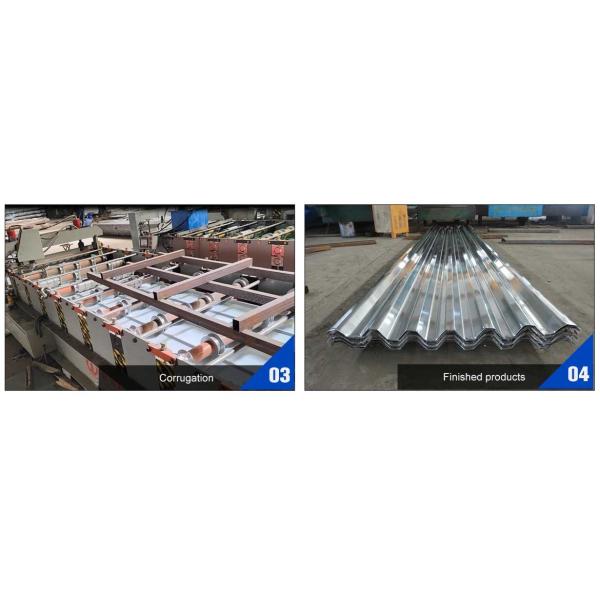 Angled Shape Stainless Steel Corrugated Sheet