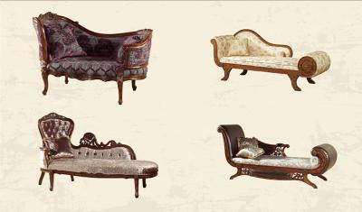 Cafe European Luxury Modern Leather Tufted Chaise Lounge Sofa Chair