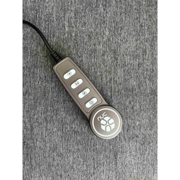 Accent Chair with Ottoman Set Velvet Reclining Reading Armchair with Adjustable Backrest for Living Room