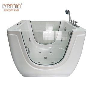 33.46 Glass Baby Spa Bathtub Small Green White Pink Blue Whirlpool