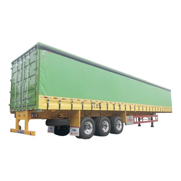 50 Ton Capacity Thailand Style 40ft Flatbed Container Trailer for Dry and Light Cargo