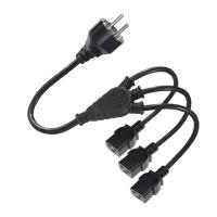 EU Schuko Plug à 3X C19 Cordon électrique de prise féminine 16A