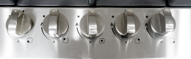5 Burner Stainless Steel Built In Stove Supplier Liquefied Natural Gas Battery Electric Power For Household ECO-S5761