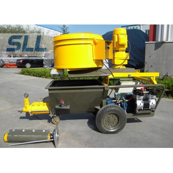 Electric Epoxy Wall Putty Sprayer / Cement Mortar Plastering Machine 2.2kw Power