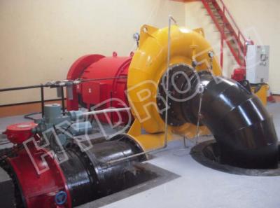 turbina de Francis do projeto das energias hidráulicas 500KW hidro, turbina horizontal da água de Francis