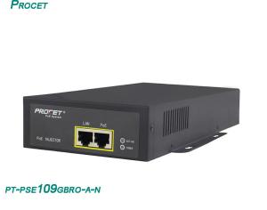 IP20 Midspan Passive Industrial PoE Injector 55V 1750mA