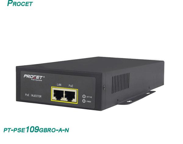 IP20 Midspan Passive Industrial PoE Injector 55V 1750mA