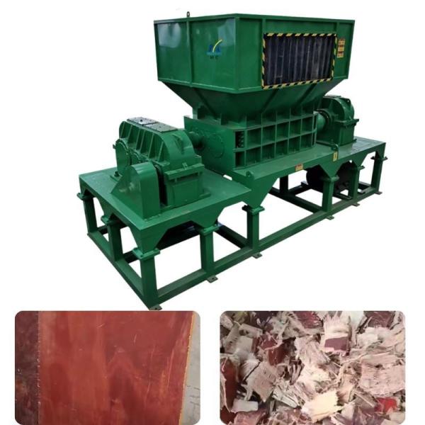 2000kg/H Wood Crusher Double Shaft Shredder Machine for Wood Pallet Electric Power Source