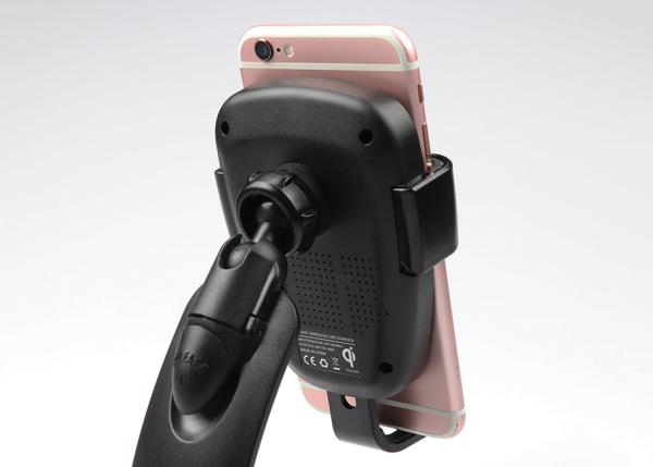 2018 Shenzhen 10W fast charger with holder qi standard usb cell phone wireless car charger for Samsung IPhone