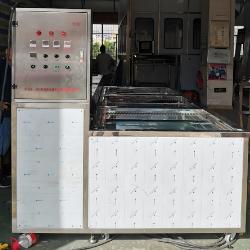 Semi Automatic Multi Tank Ultrasonic Cleaning Line 38kHz Automatic Ultrasonic Cleaner For Metal Sheets
