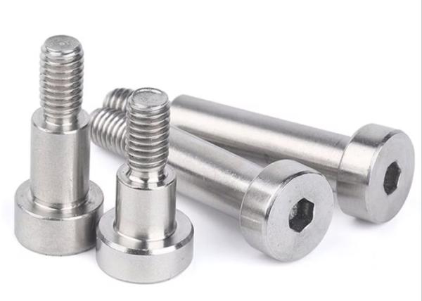Stainless Steel 304 Shoulder Bolt Metric M10x30 Zinc Plating White Automotive Assembly