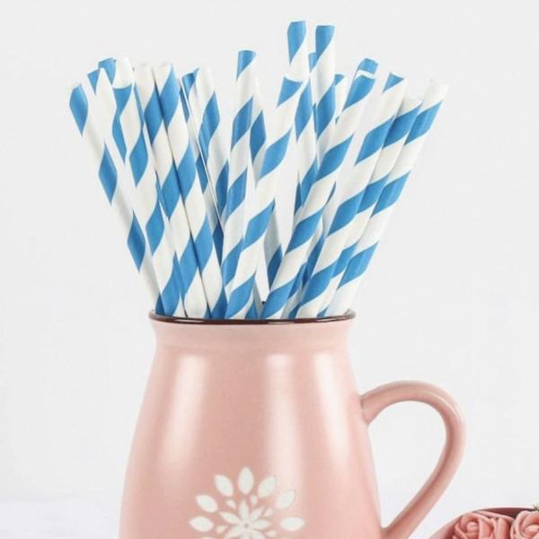 Eco-Friendly Paper Straws Biodegradable Compostable Colorful Straws Customizable