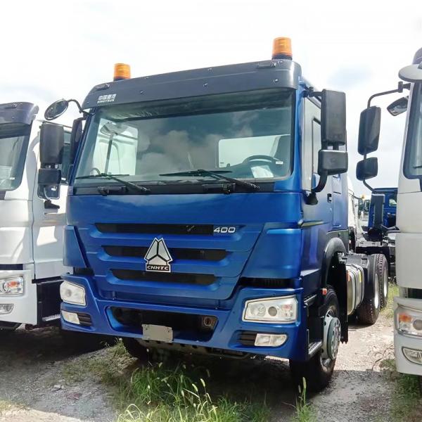 Used Sinotruck HOWO 371 380 400 430HP 6X4 Tractor Truck Head with Manual Transmission