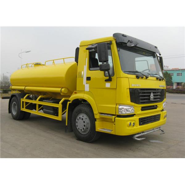 4x2 12000L 15000L Tanker Truck Trailer 12M3 15M3 For Sinotruk HOWO / Dongfeng