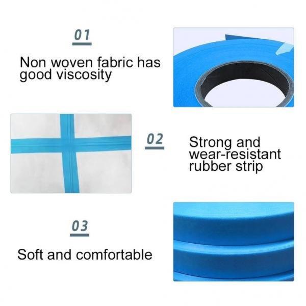 Не сплетенная голубая лента запечатывания шва Ева для ленты запечатывания шва плаща для защитных костюмов